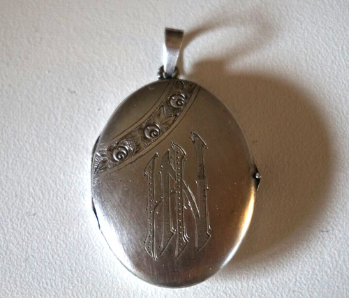 Antikes jugendstil medaillon - antikes,