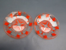 2 x DDR Glasteller Teller