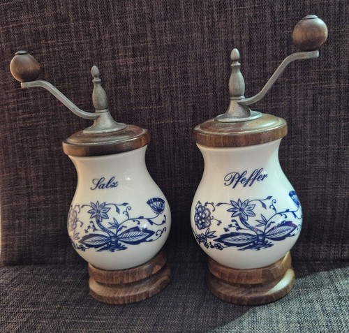 Zwiebelmuster porzellan salz - porzellan, &