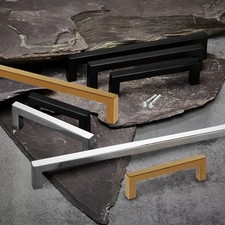 Möbelgriff Stangengriff Küchengriff E8 EDELSTAHL 64 - 736 mm Schrankgriff SOTECH