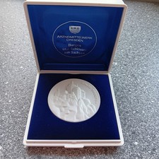 Medaille Biskuit Porzellan