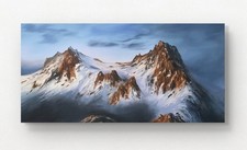 Mountains Alps painting