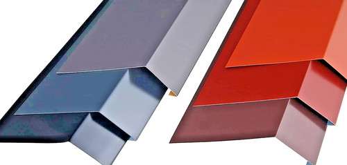 Traufblech aluminium - 1m,