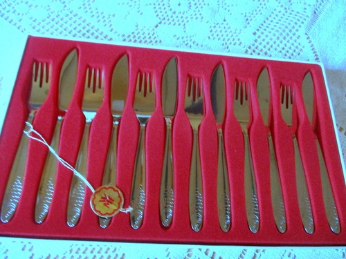 Wmf fischbesteck teilig ovp - fischbesteck, 12-teilig