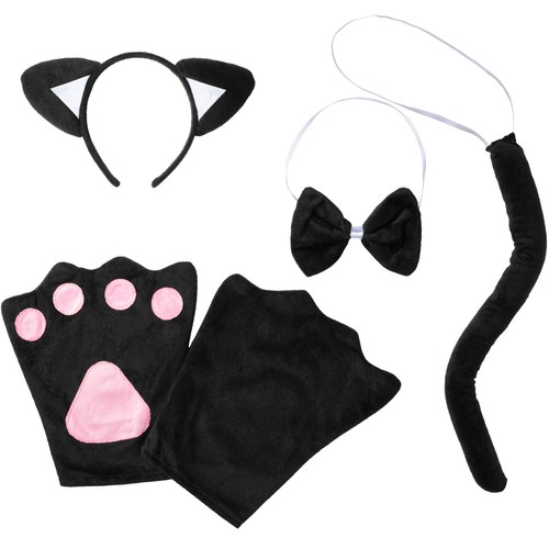 Kostüm zubehör set katze - kostüm,