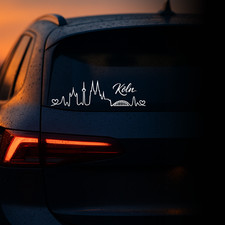 Köln Skyline Aufkleber Auto |