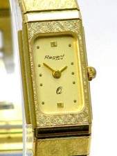REGENT PARA Quarz Damen Armbanduhr Edelstahl vergoldet aus dem 60er Jahre