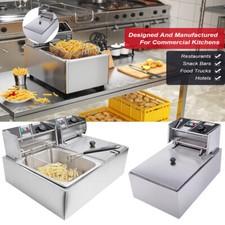 10L/20L Edelstahl Fritteuse