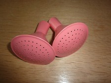 2 TÜLLEN FÜR IKEA GIESSKANNE-BRAUSE-SIEB FÜR GIESSKANNE- METALL/STAHL-HUMMERROT