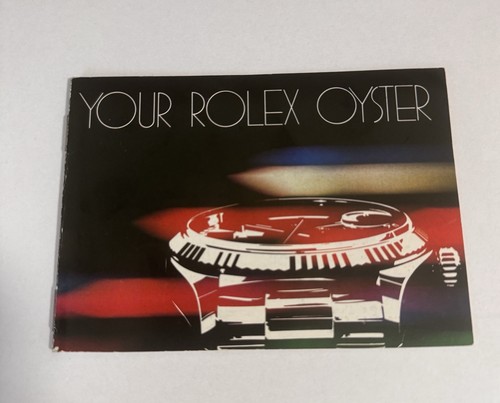 Rolex vintage oyster booklet - rolex,