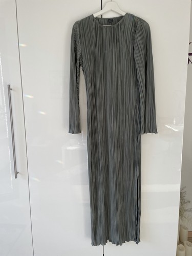 Shein plissee maxikleid - plissee, grün