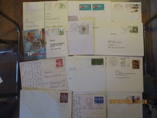 Posten 12 Briefe u. Karten mit