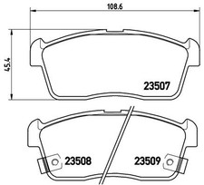 P 79 012 Brembo brake pad set
