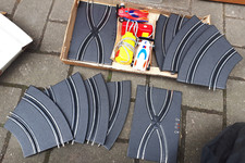 dachbodenfund -  alte kl auto rennbahn hot racing hot wheels slotcar