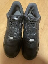 NIKE AIR FORCE 1 LOW SUPREME BLACK/BLACK CU9225-001 2021 US 11 EUR 45