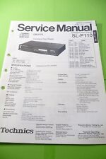 Service Manual-Anleitung für Technics SL-P110  ,ORIGINAL !