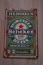 HEINEKEN Bier Blechschild - Retro - Vintage - Werbeschild - Deko