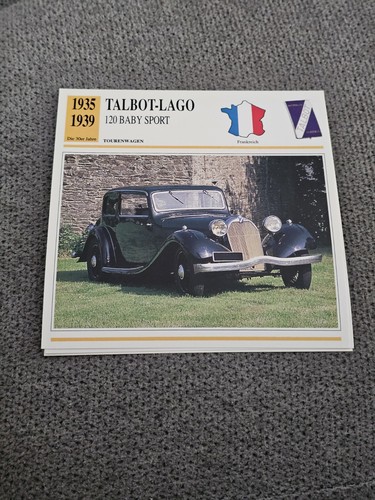 Talbot lago geschichte - -,
