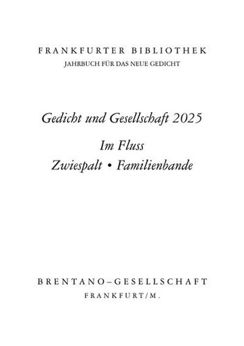 Frankfurter bibliothek 2025 - frankfurter,