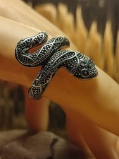 Damen Schlange Ring Gr 55 in