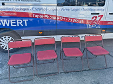 1x DDR Klappstuhl mit Polster Campingstuhl selten Retro, Vintage 60er/70er Jahre