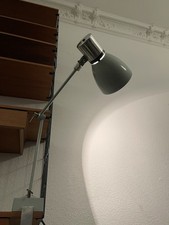Industrie Design Loft Grau Tischlampe Elektrosvit 1970er Schreibtisch Bauhaus