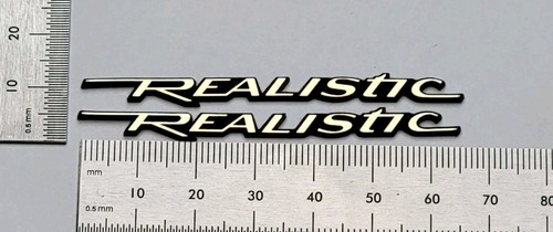 Realistic speaker badge logo - realistic,