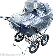XXL Regenplane Regenverdeck Regenschutz  Zwillingskinderwagen mit Reißverschluß