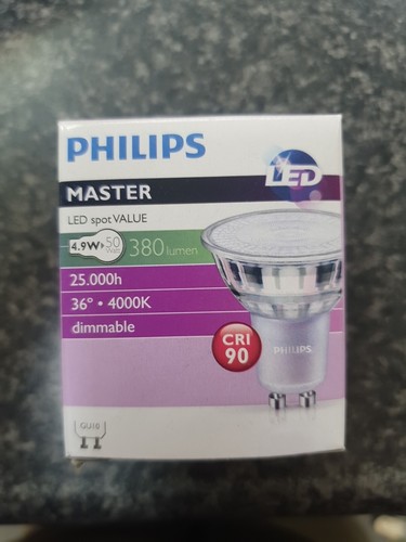 Philips master 9w 380lms - 4,9w,