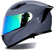 Retro Motorradhelm mit Visier