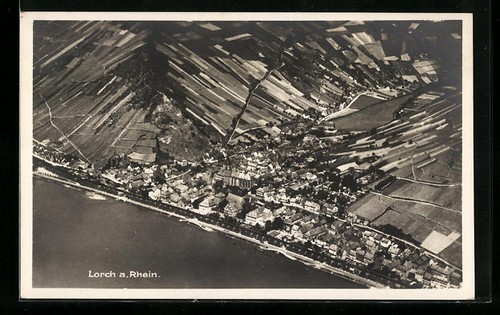 Lorch rhein ortsansicht - lorch,