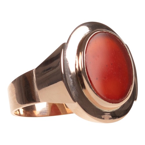 Herren ring gold 333 mit - in,