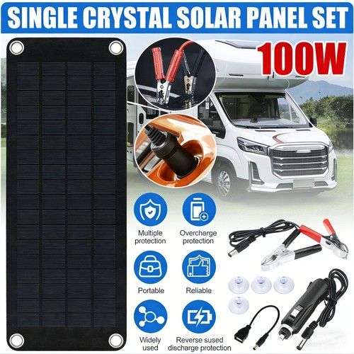 100w solar panel usb typ - solar, typ-c