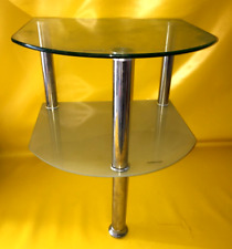 Glastisch-Beistelltisch-Blumentisch-HiFi Rack Höhe 50 cm. x Breite 45 x Tiefe 40