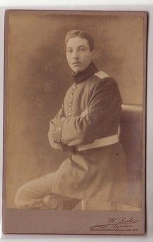 59610 kabinett foto - foto, soldat