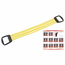 Deuser Expander Fitness Training Sport Zugfeder Widerstand 10-50 kg, gelb