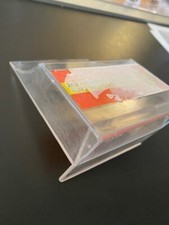 3x Tisch-Prospekthalter, 1 Fach DIN lang mit ACV-Werbung -alt- überklebbar-