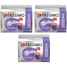 TASSIMO Kapseln Milka T Discs Heiße Schokolade Kakao Spezialität 3 x 10 Getränke