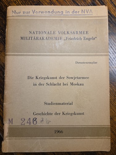 Nva bücher 1966 kriegskunst - 1966,