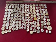 alte knöpfe konvolut Perlmutt