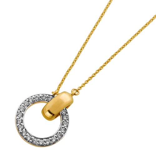 Diamantkette gold 585 - gold, 14k