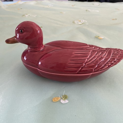 Ente keramik bonbonniere - ente,