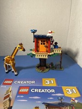 LEGO 31116 Creator 3 in 1  Safari-Baumhaus Giraffe mit Bauanleitungen