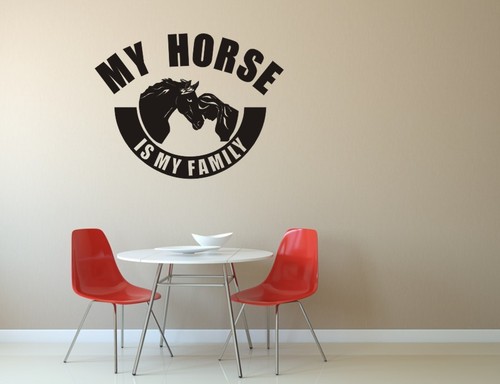 Wandaufkleber horse is - -,