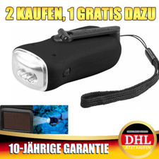 Kurbeltaschenlampe Solar
