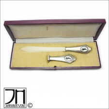 Brieföffner Alpacca Bakelit