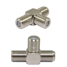 2x Stücke T Stück F Buchse