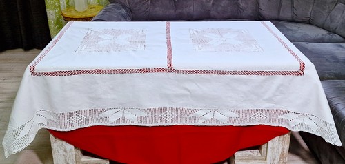 Vintage weihnachtstischdecke - vintage,