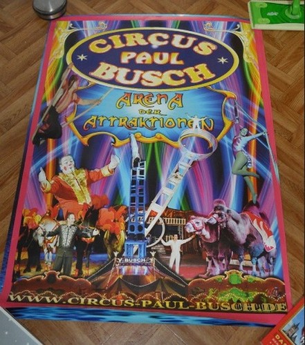 Plakat neu circus paul - circus,