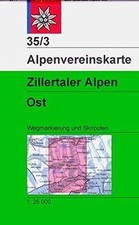 Zillertaler Alpen Ost 1 : 25
